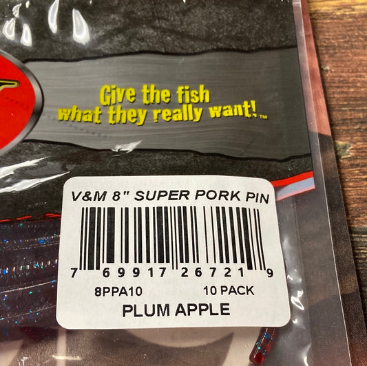 V&M Pork Pin 8" Plum Apple