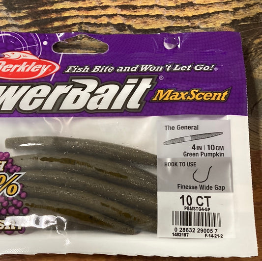 Berkley The General 4” Green Pumpkin