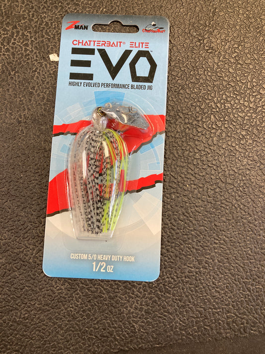 Z Man Chatterbait EVO 1/2 oz 5/0 Glitter Bomb