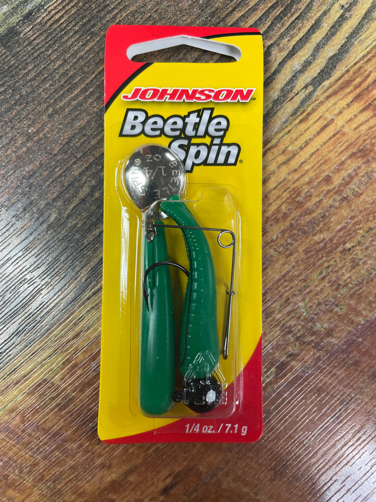 Johnson Beetle Spin 1/4 oz. Catalpa/Black