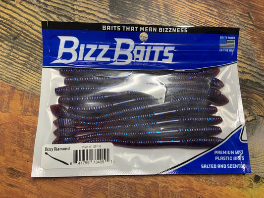 Bizz Baits Dizzy Diamond 6" Plum