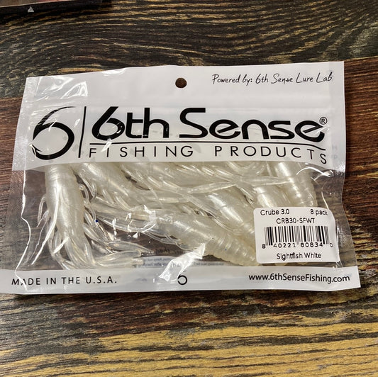 6th Sense Crube 3.0" Sightfish White