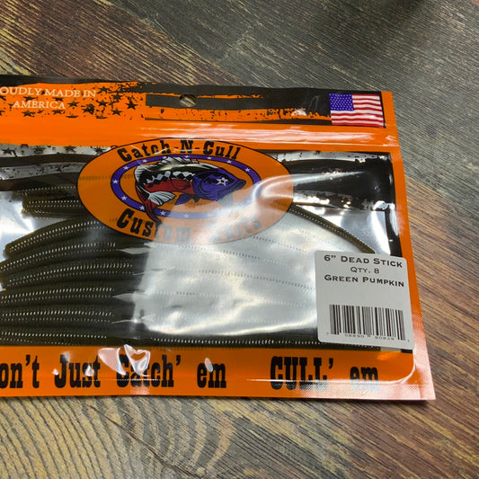 Catch-N-Cell Dead Stick 6" Green Pumpkin