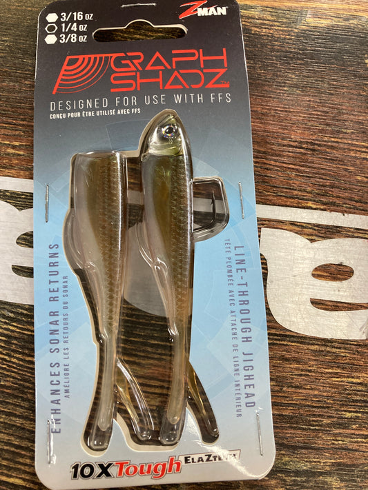 Z Man Graph Shad 1/4 oz. 3.8" AYU