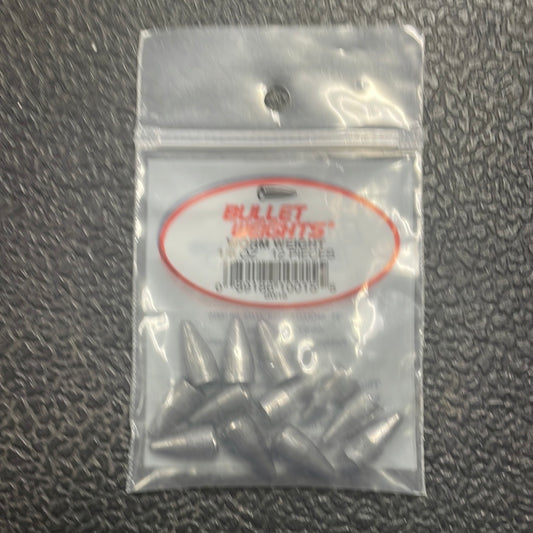 Bullet Weight Worm Weight 1/8 oz 12 Pieces
