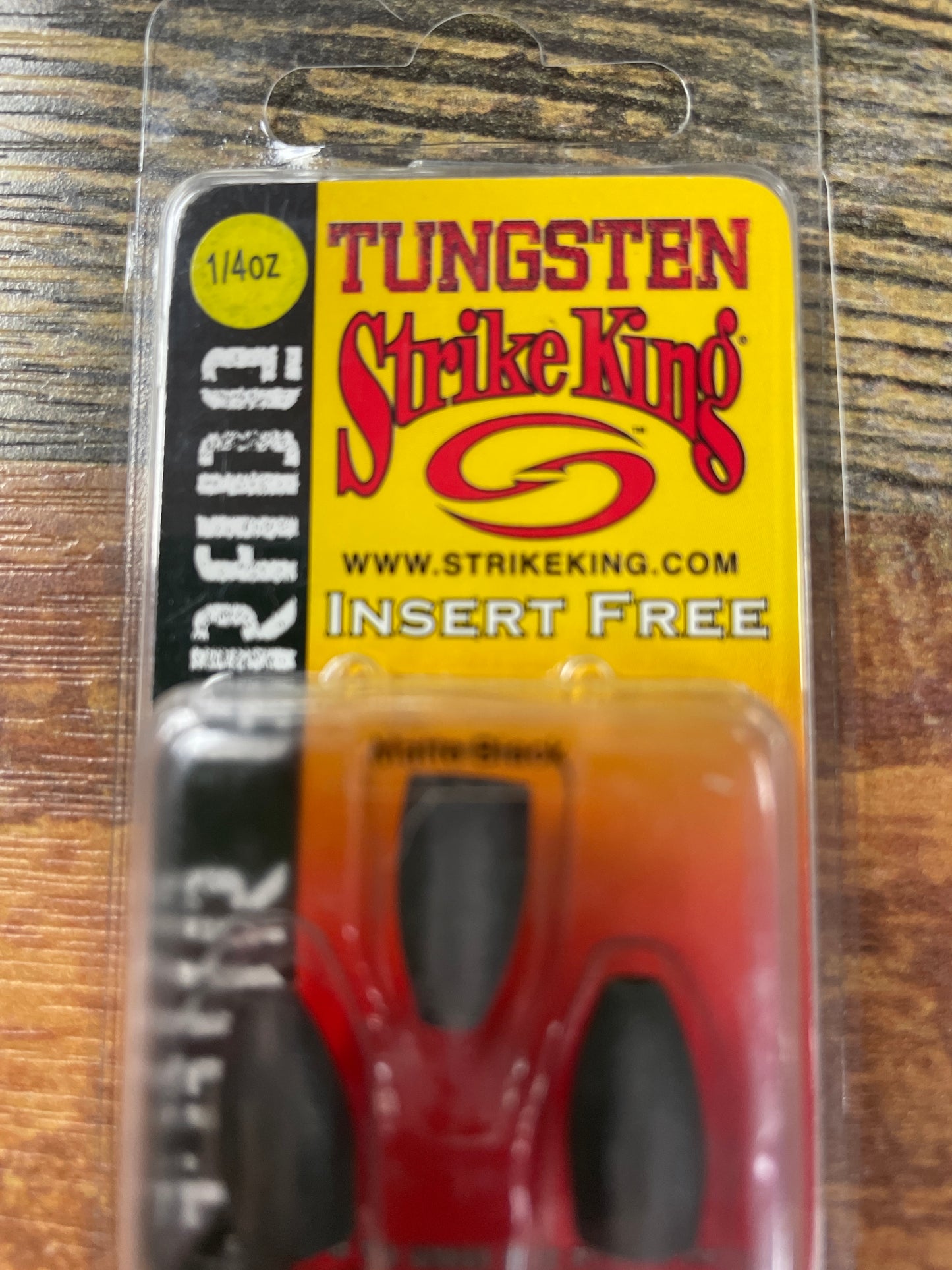 Strike King Tungsten Weight 1/4 oz. Matte Black