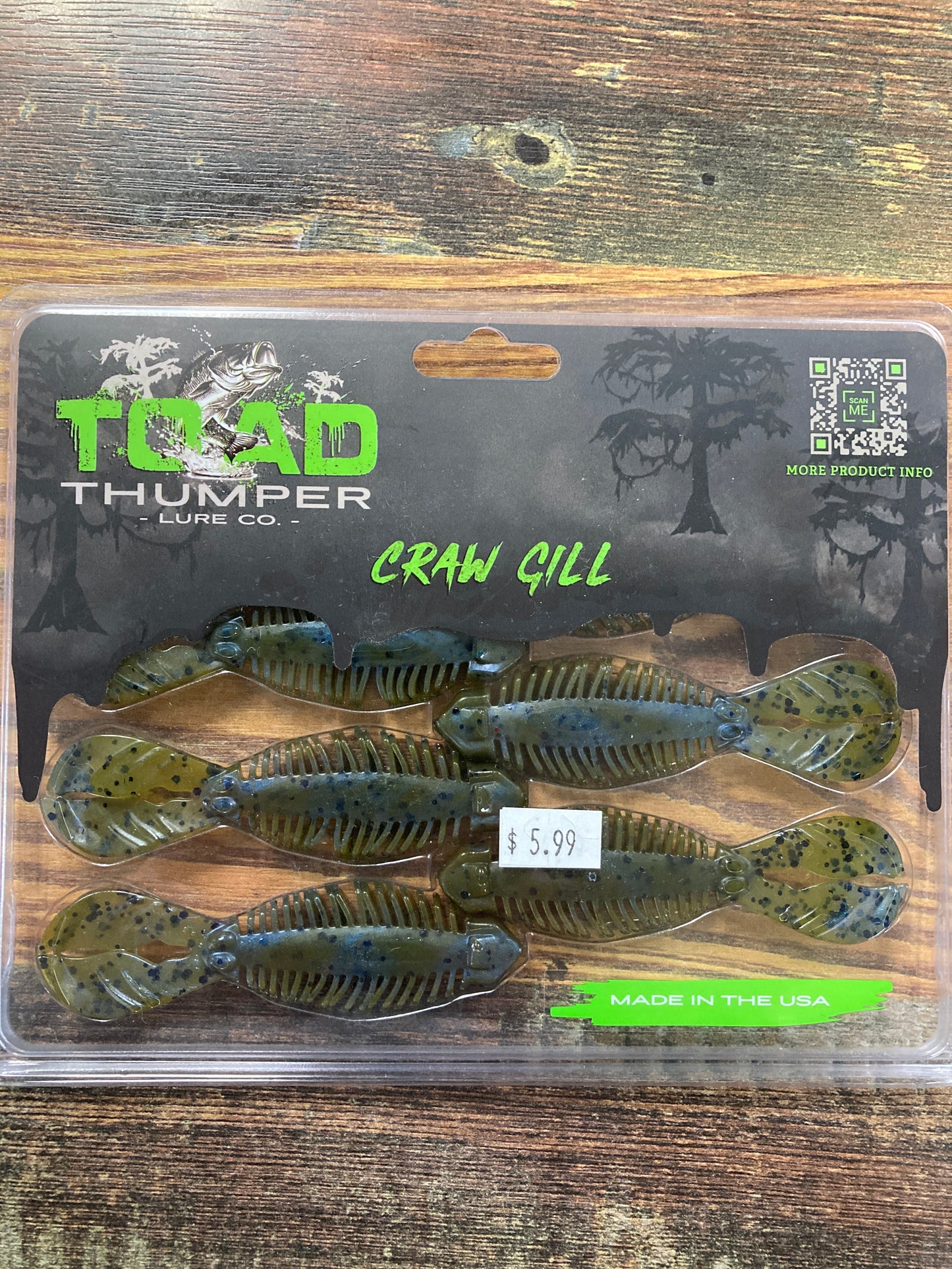 Toad Thumper Craw Gill - Mojo Blue