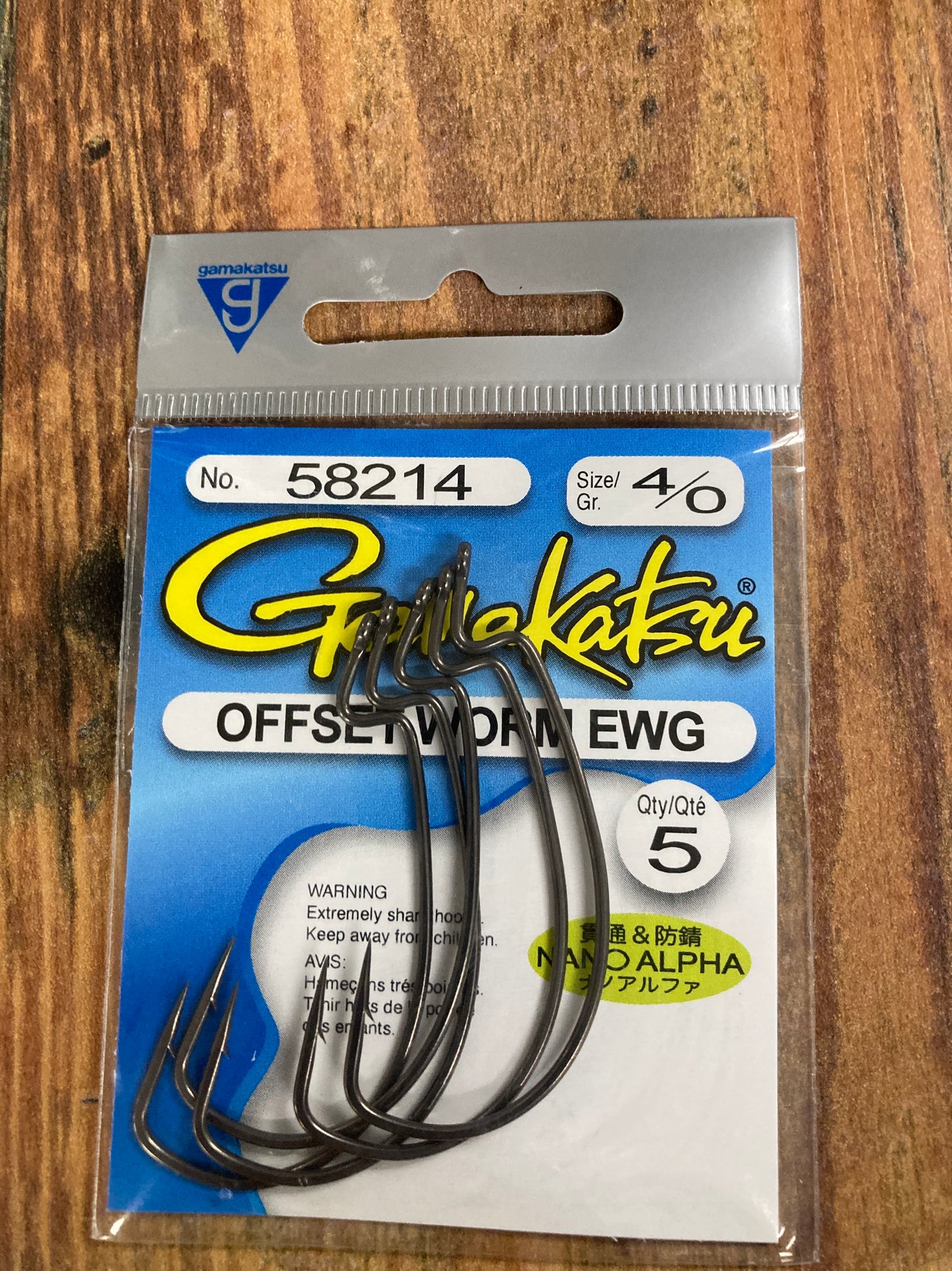 Gamakatsu Offset EWG 4/0