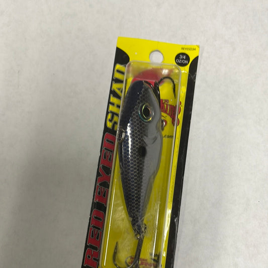 Strike King Red Eyed Shad 3/4 oz. Chrome Blue Back