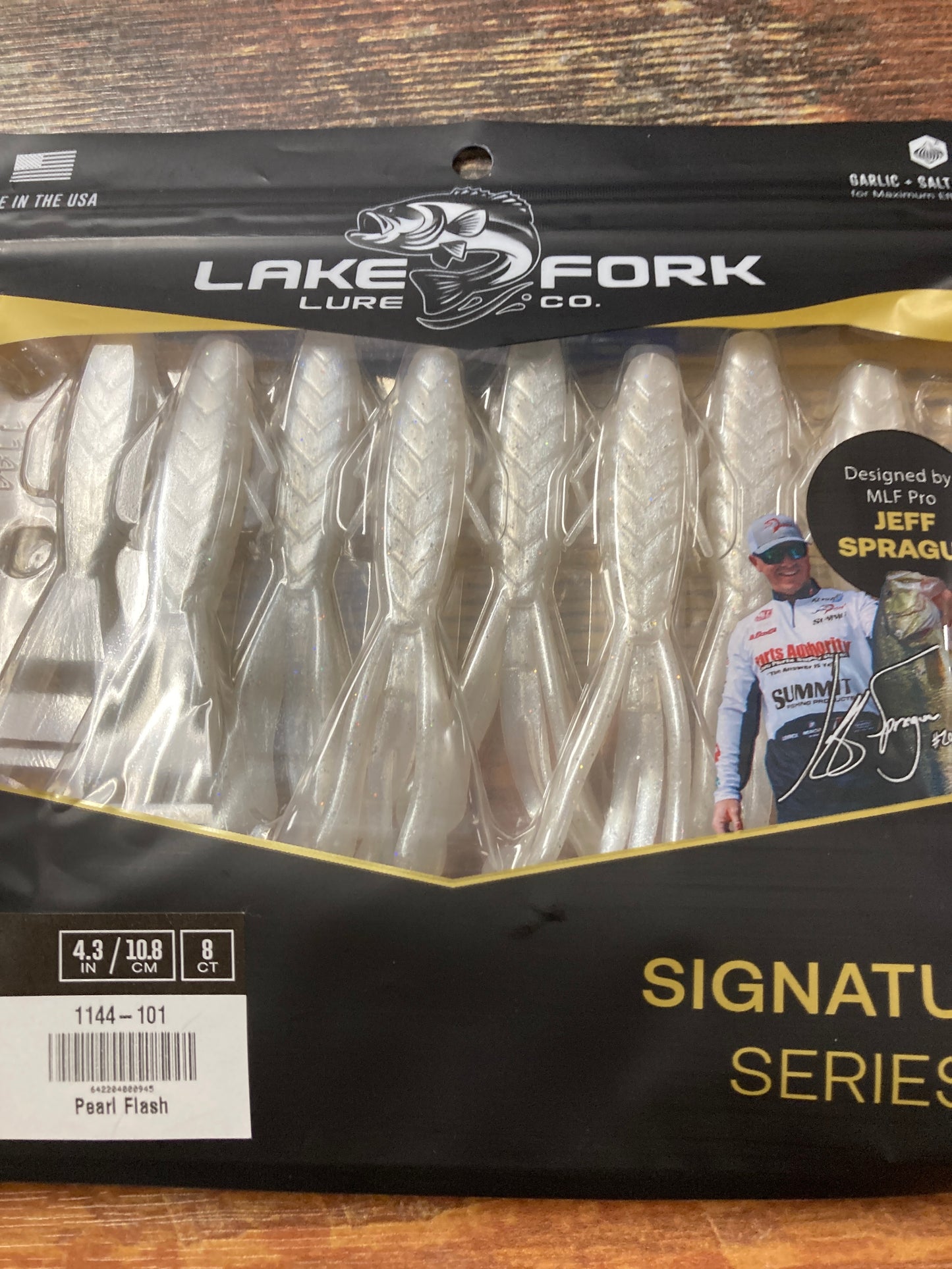Lake Fork Lures Pro Hog Pearl Flash
