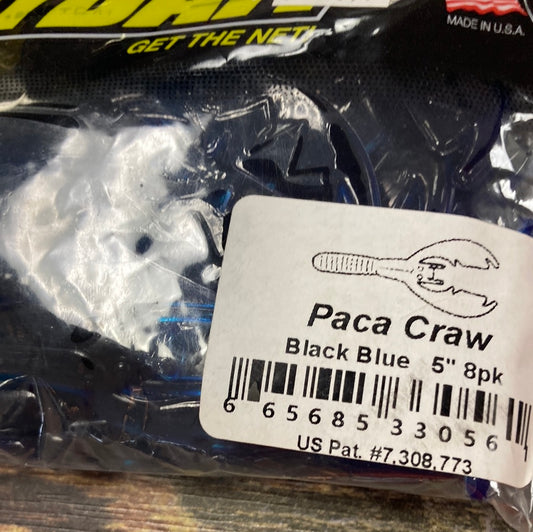 Net Bait Paca Craw 5” Black Blue
