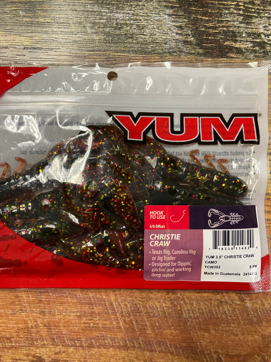Yum 3.5" Christy Craw - Camo