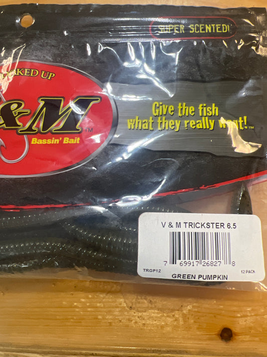 V&M Trickster 6.5” Green Pumpkin