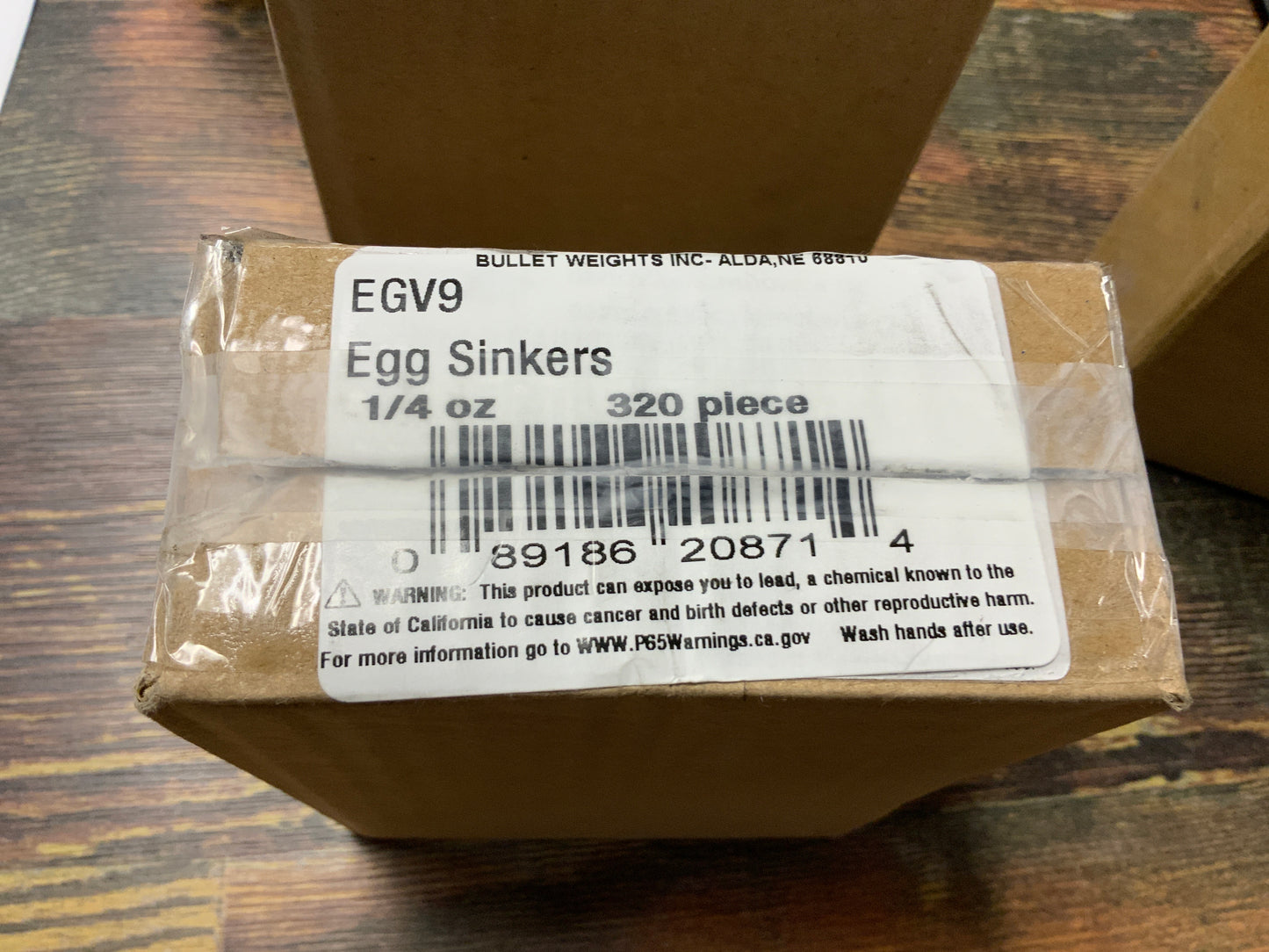 Bullet Weight Sinkers 1/4 oz. 320 pack