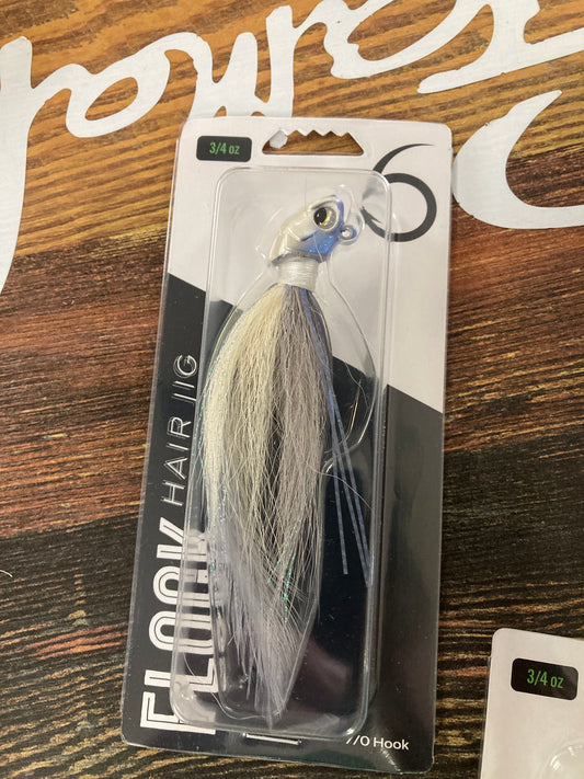 6th Sense Flock Hair Jig 3/4 oz. Pro Blue