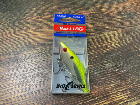 Mustad Rat L Trap 1/2 oz. 3" Chartreuse Flash