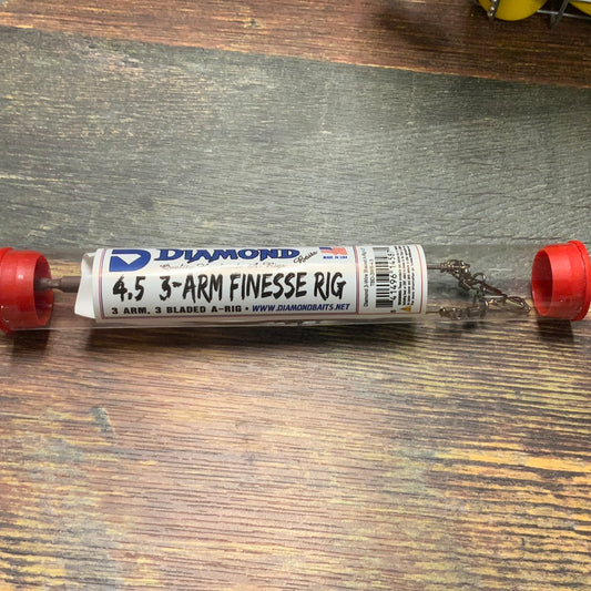 Diamond Umbrella Finesse Rig 4.5” 3 Arm/3 Blade