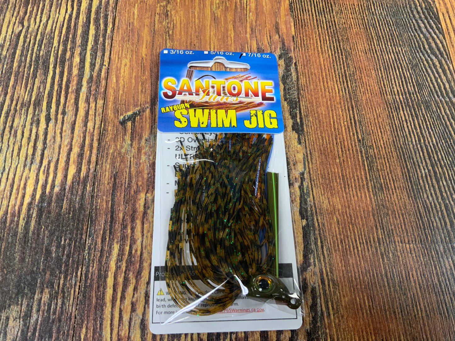 Santone Rayburn Swim Jig 7/16 oz. Pakes Perch