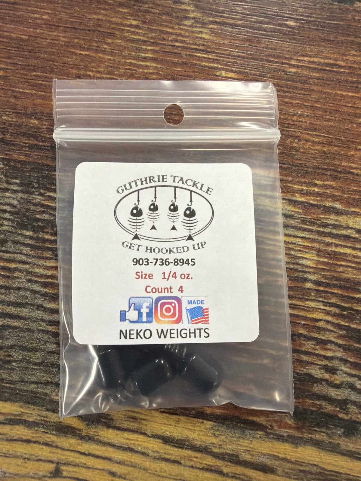 Guthrie Neko Weights 1/4 oz.