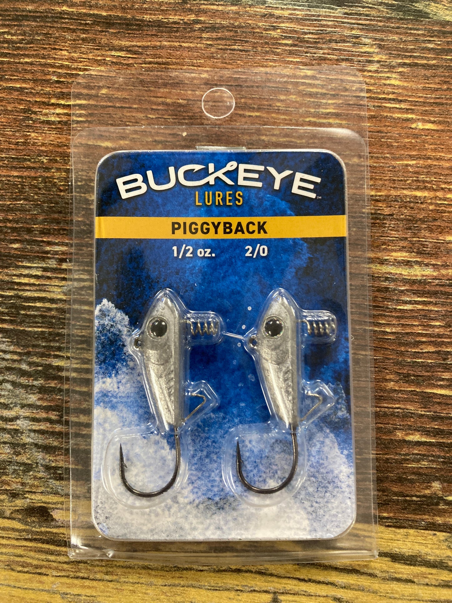 Buckeye 1/2 oz Piggyback Jigheads UP 2 Pk