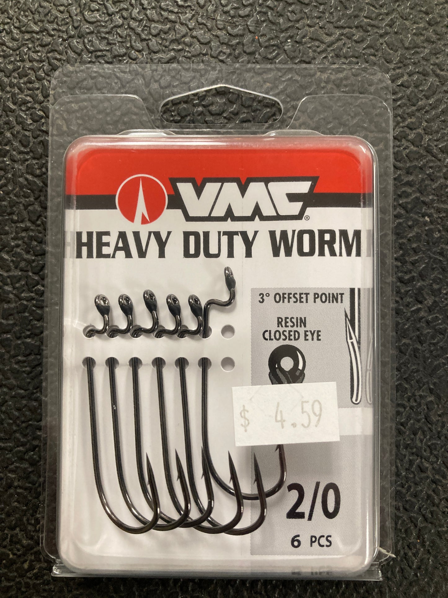 VMC Heavy Duty Worm 2/0
