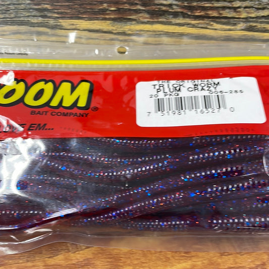 Zoom Trick Worm - Plum Crazy
