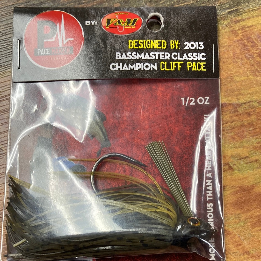 V&M Pulse Swim Jig 1/2 oz. Summer Craw
