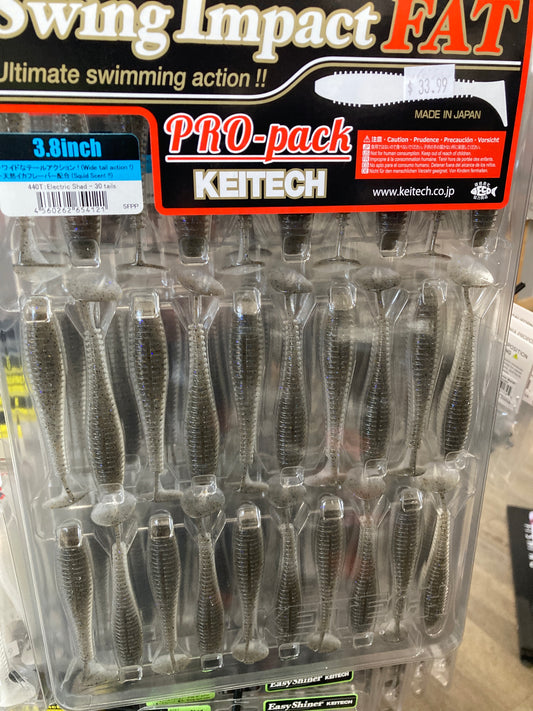 Keitech Fat Swing Impact 3.8" Electric Shad
