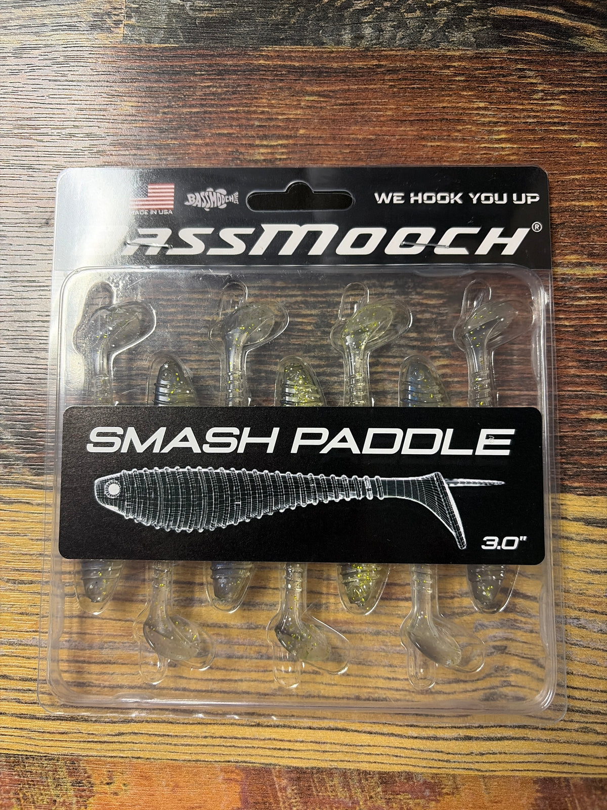 Bassmooch Smash Paddle 3” Sexy Shad