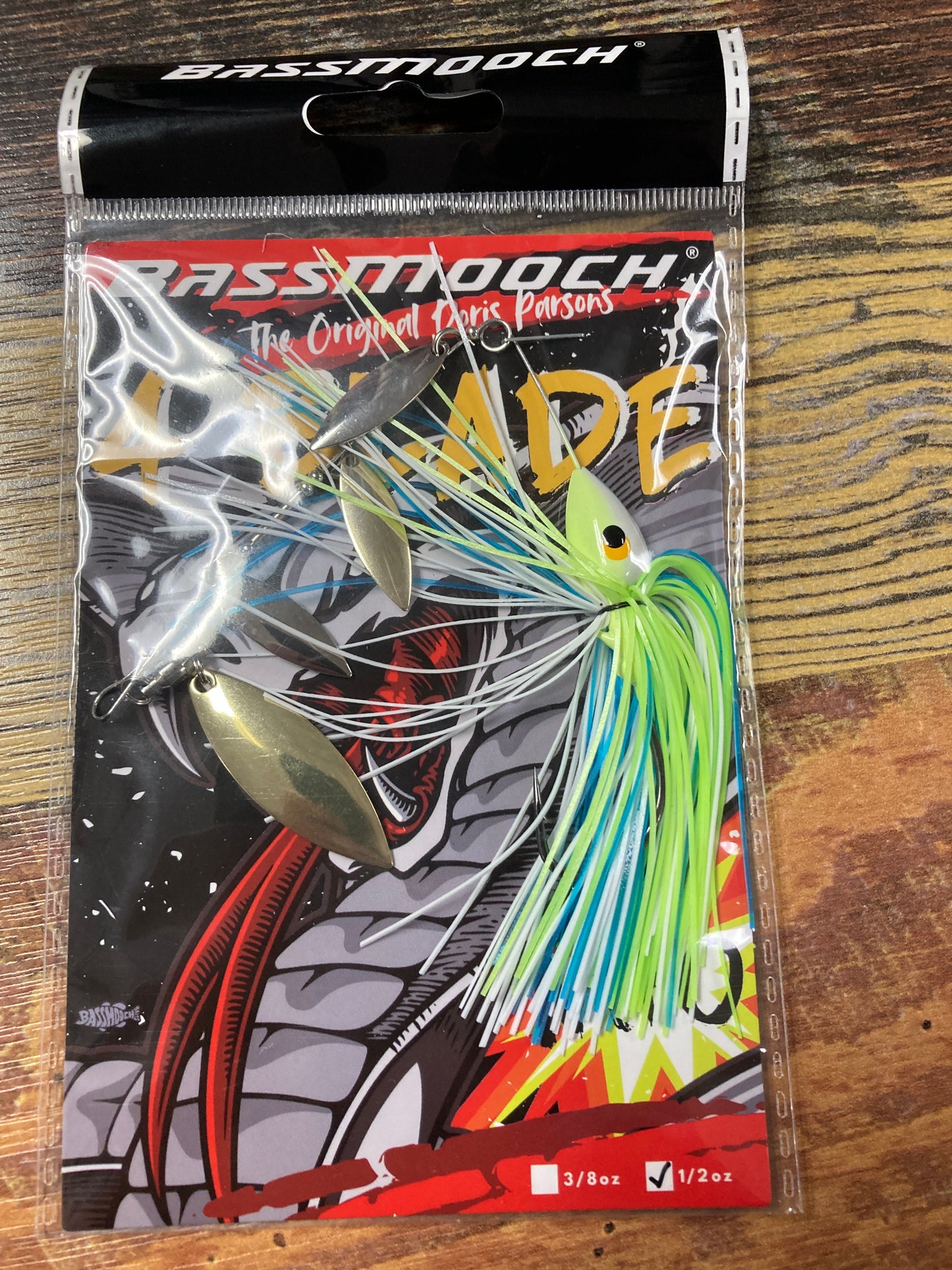 Bassmooch 4 Blade MFO Spinnerbait 1/2 oz