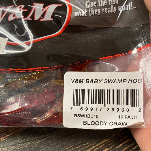 V&M Baby Swamp Hog - Bloody Craw