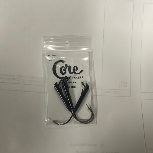 Core Tackle Ozark Rig 1/8 oz. 4/0 Black