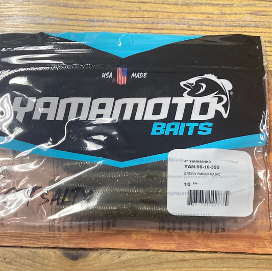 Yamamoto Senko 4" Green Pumpkin Magic