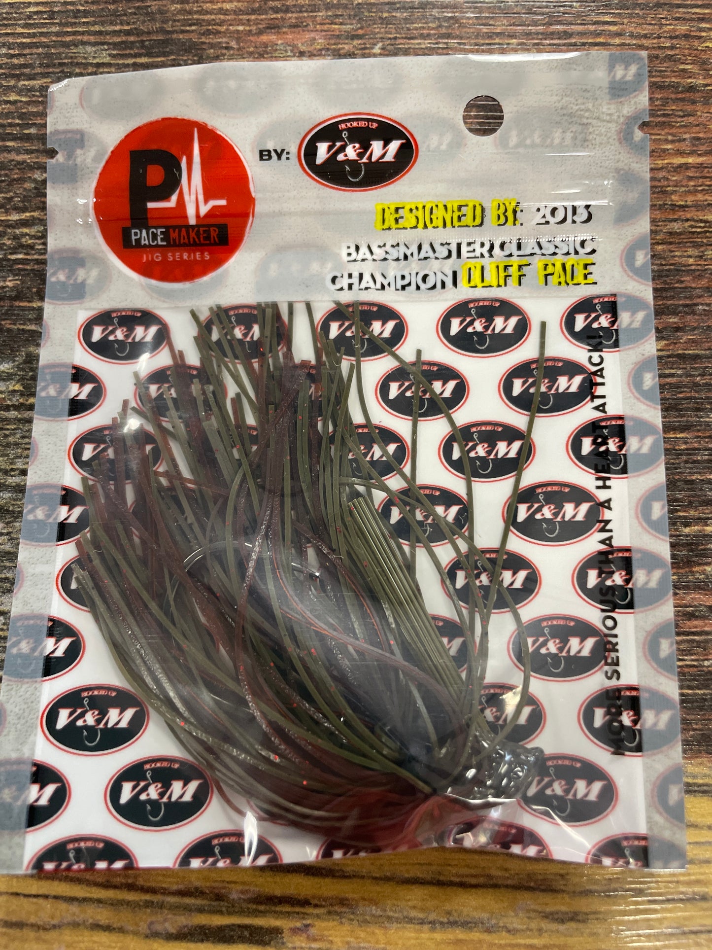 V&M Flippin’ Jig 3/8 oz. Green Pumpkin Craw