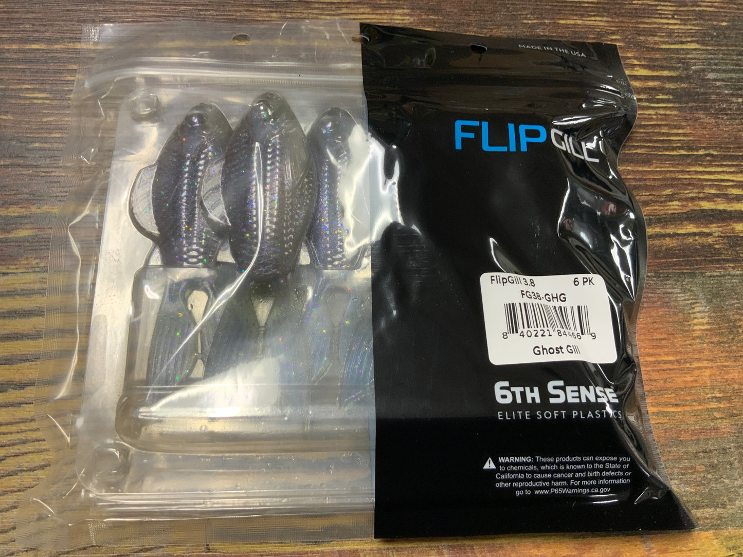 6th Sense Flip Gill 3.8" Ghost Gill