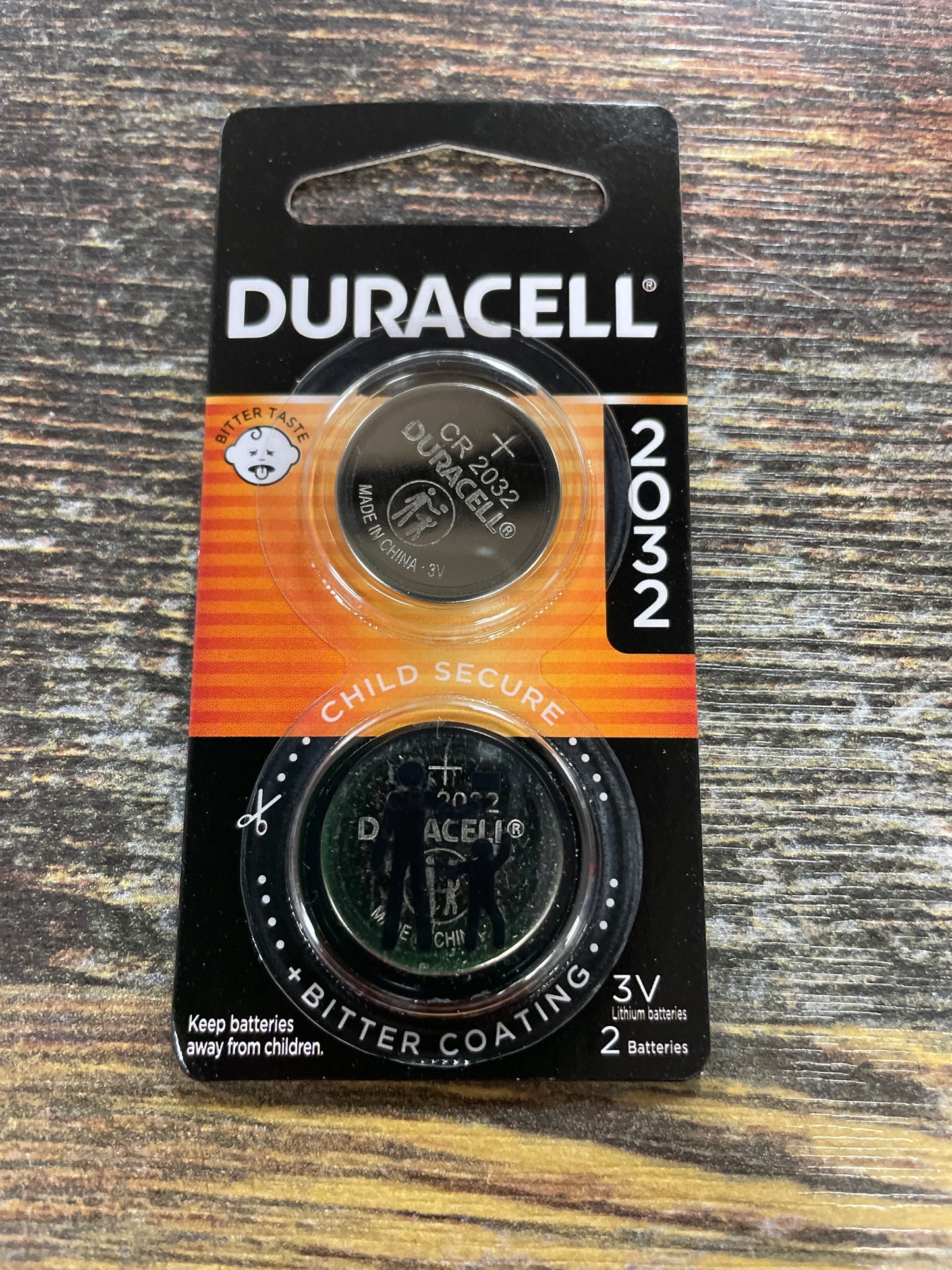 Duracell 2032 3V 2 Batteries