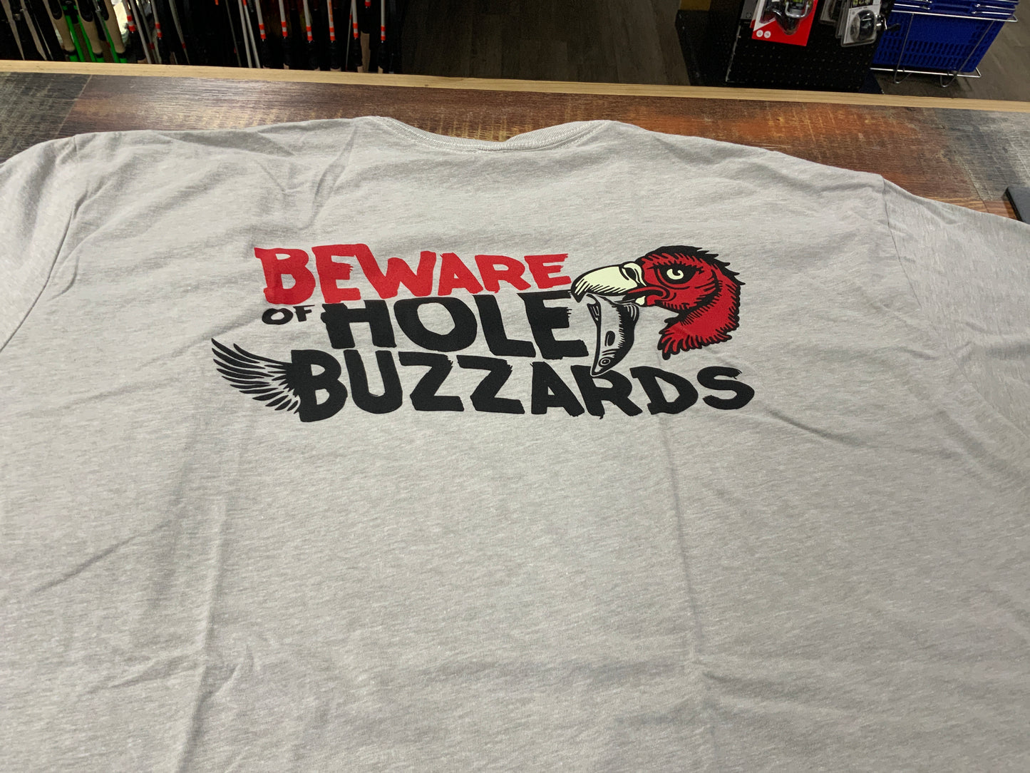 6th Sense T Shirt Beware of Hole Buzzards - XL