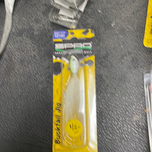 Spro SW Bucktail Hair Jig 1/2oz. 4/0 Glow