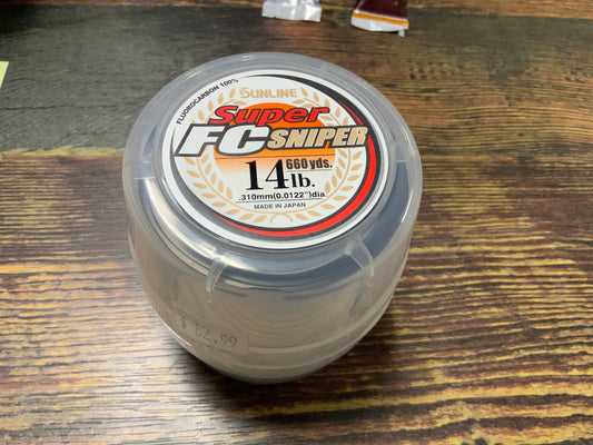 Sunline Super FC Sniper 14 lb. Clear