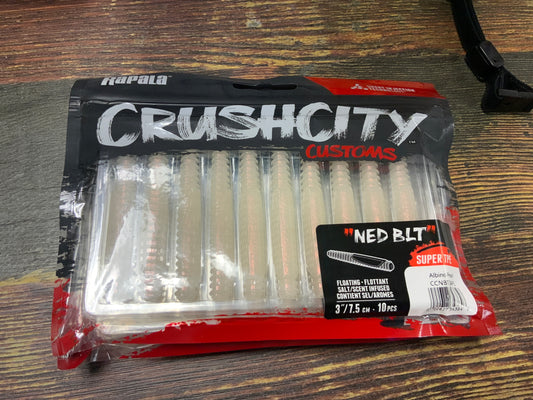 Rapala Crush City NED BLT 3” Albino Pearl