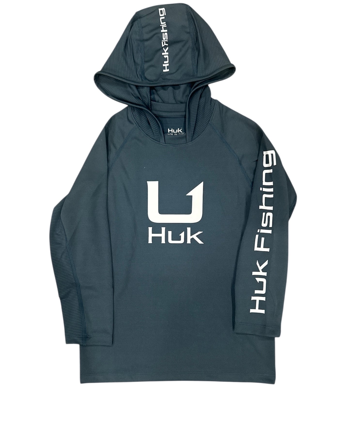 HUK Icon Hoodie YXL Navy