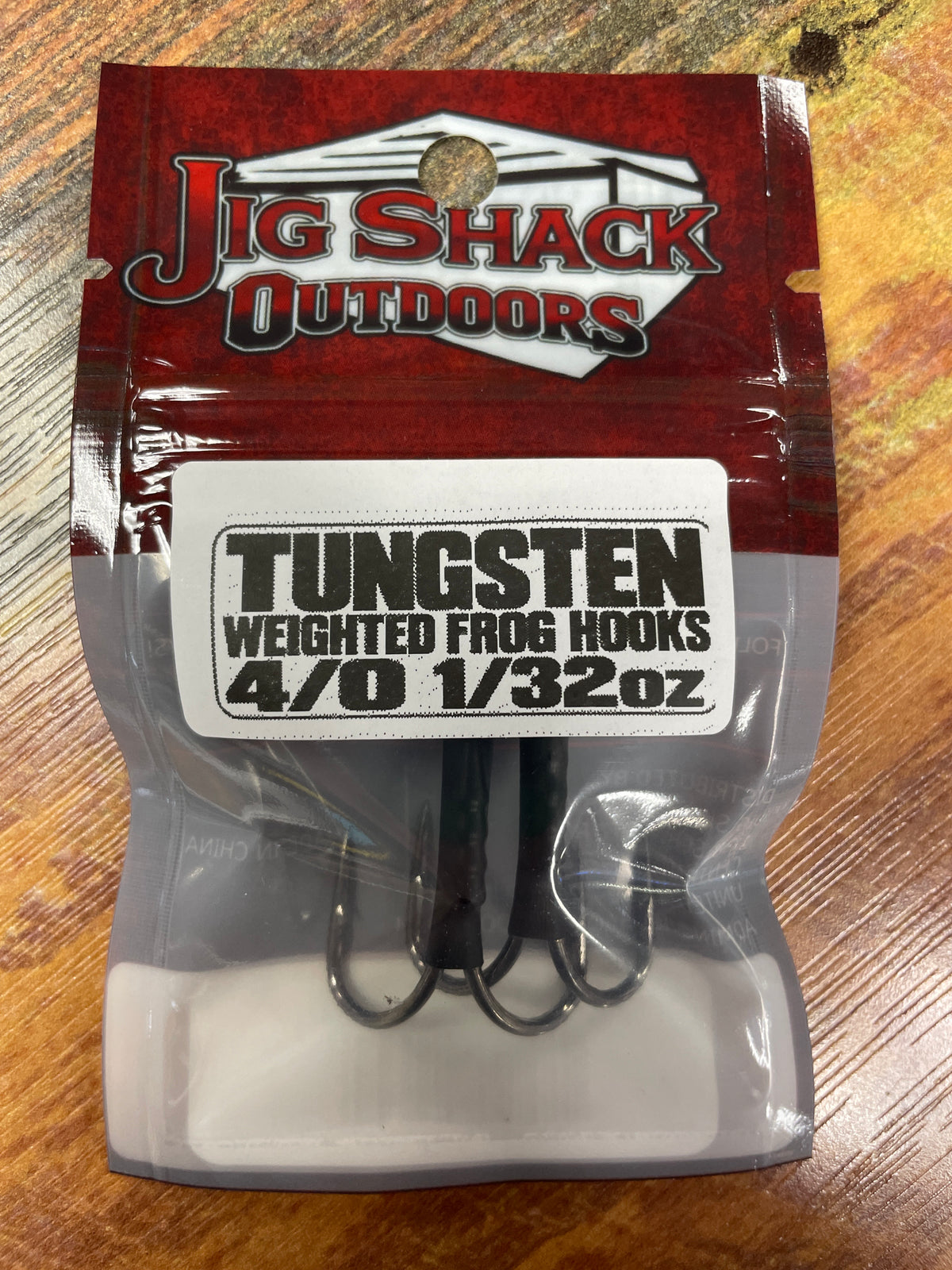 Jig Shack Weighted Frog Hooks 1/32 oz. 4/0