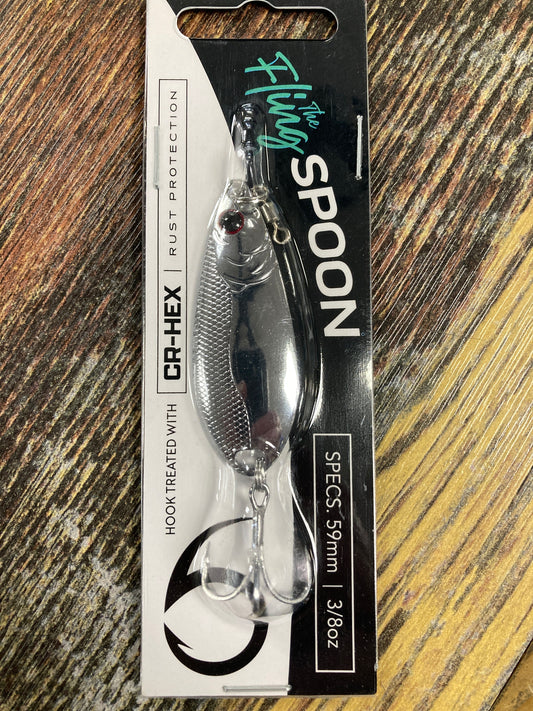 6th Sense Fling Spoon 3/8 oz. Chrome