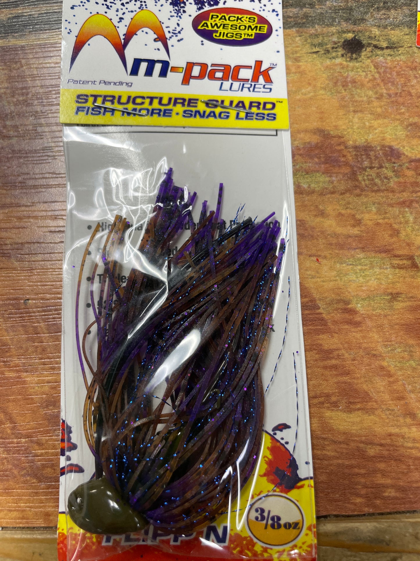 M-Pack Lures 3/8oz FLIPP N JIG Ultimate PB&J