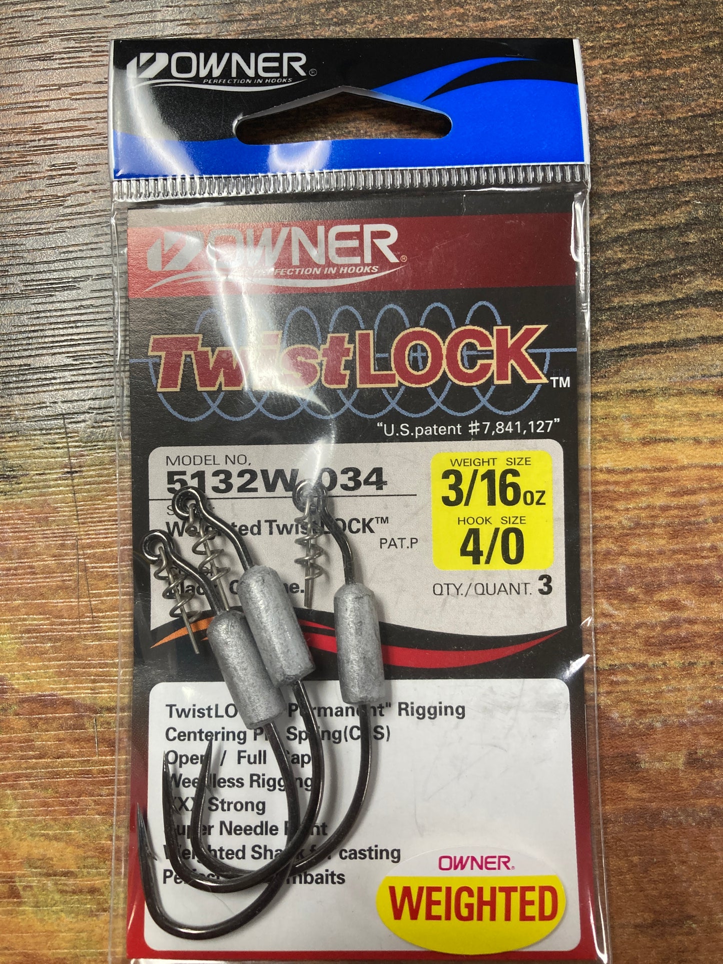 Owner Twist Lock 3/16 oz.  4/0