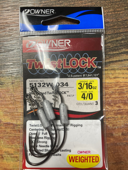 Owner Twist Lock 3/16 oz.  4/0