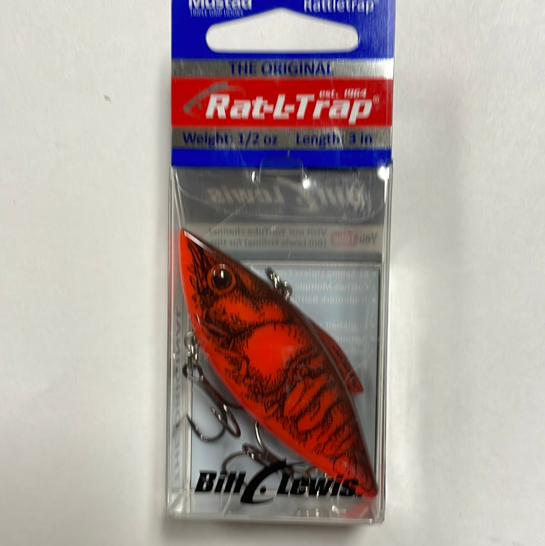 Red Craw Rattle Trap The Original Rat-L-Trap 1/2 oz. 3” Red Crawfish – Lake Fork Resort
