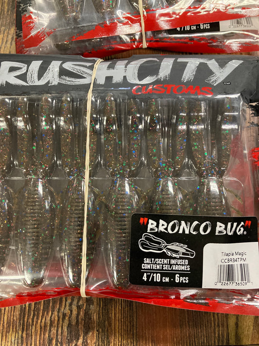 Rapala CrushCity Bronco Bug 4" Tilapia Magic