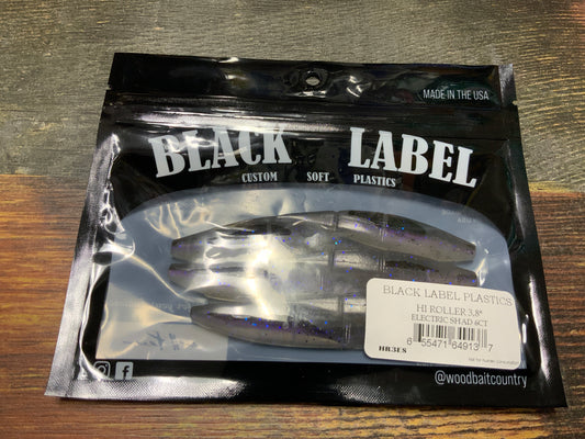 Black Label Hi Roller 3.8” Electric Shad