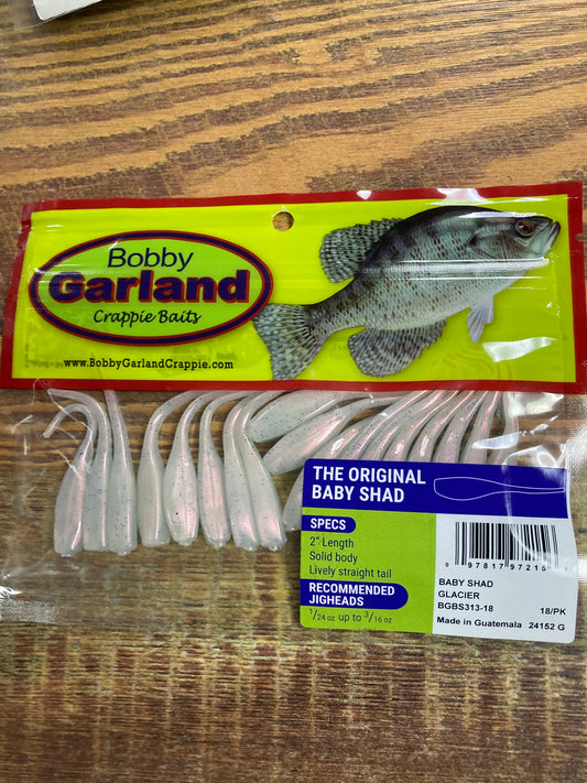 Bobby Garland Baby Shad  2” Glacier